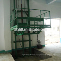 3000kg-3t Load 3m-15m Height Wall Mounted Guide Rail Lift Platform Cargo Lift